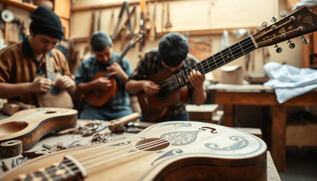 construção do charango