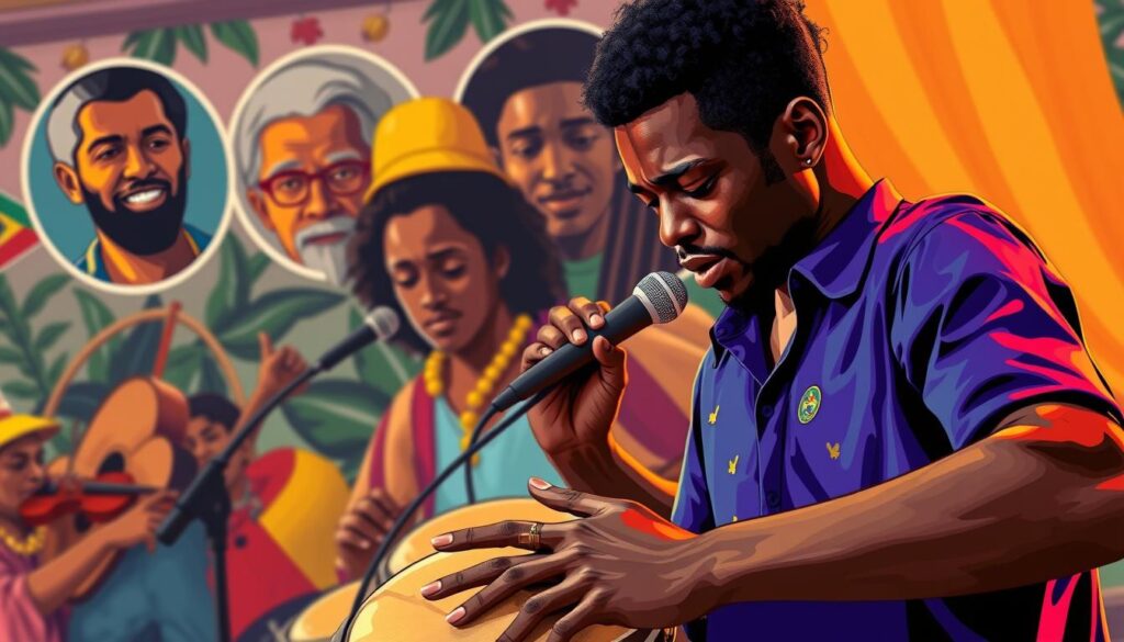 ganzá artistas famosos