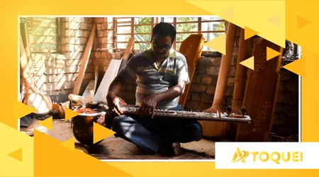 Conservar instrumentos de percussão artesanais