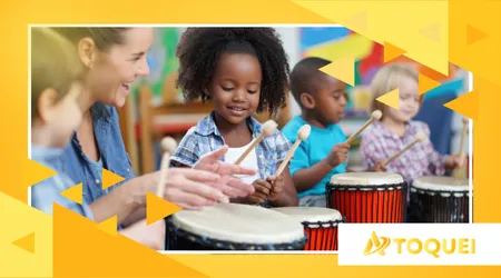atividades lúdicas com instrumentos de percussão