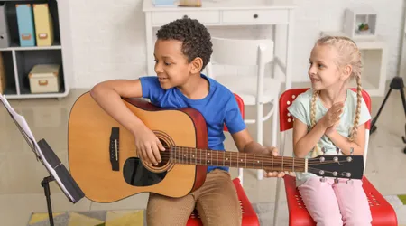 montar um cantinho musical para crianças pequenas