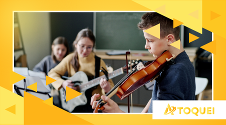 Desinteresse da criança durante as aulas de música