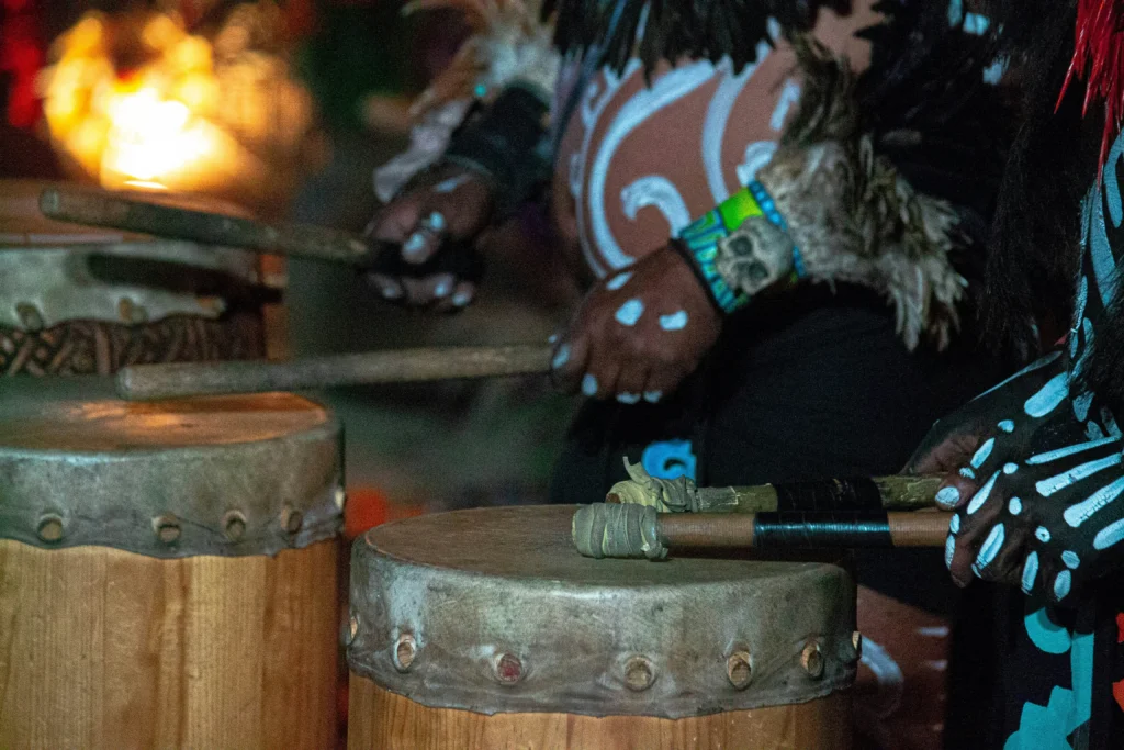 Tambores indígenas brasileiros